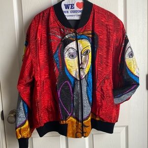 Multicolor Bomber Jacket